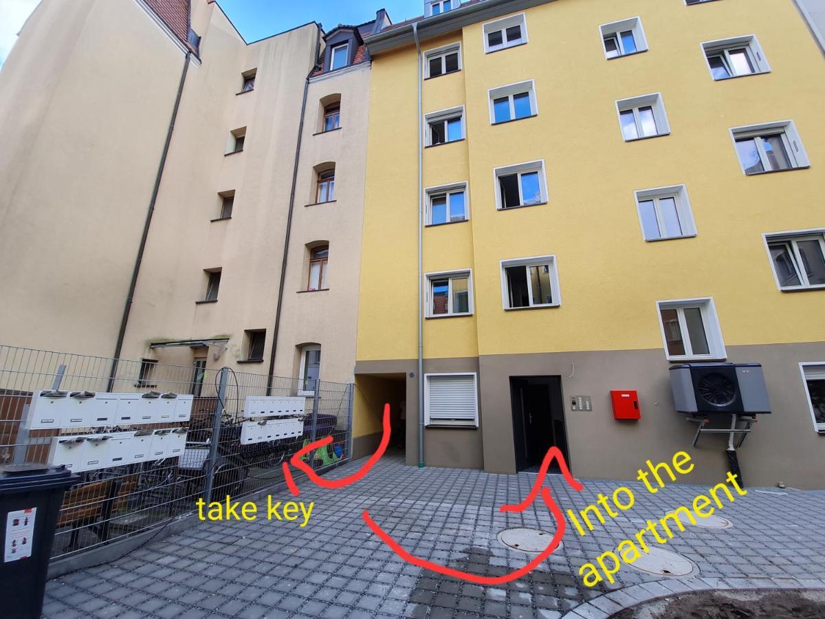 Modern Living Studio Kueche Netflix Inklusive Top Lage Norimberk Exteriér fotografie